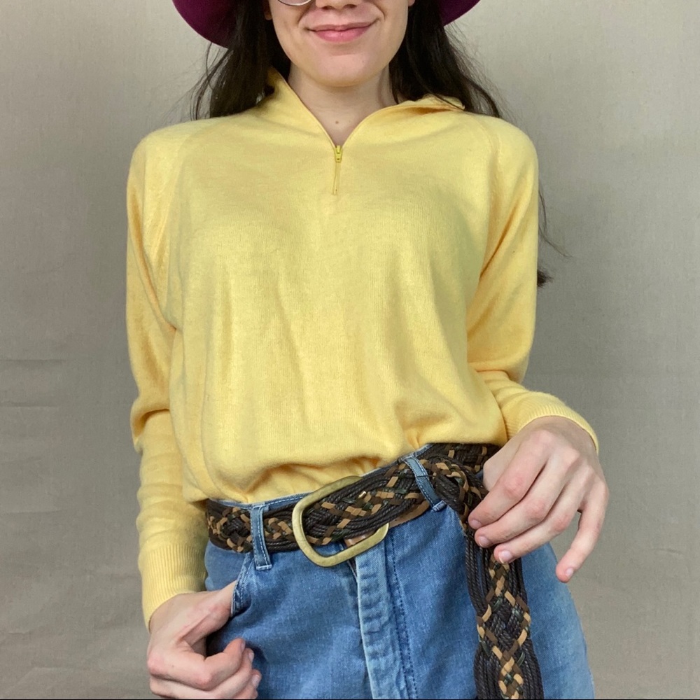 Super soft yellow sweater